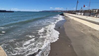 Tekirdağ’da olumsuz hava ve deniz şartları nedeniyle dört ilçede denize