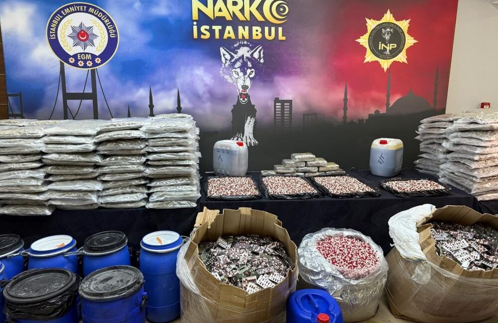 İstanbul’da 18 Ağustos-15 Eylül tarihleri arasında düzenlenen uyuşturucu operasyonlarında 1