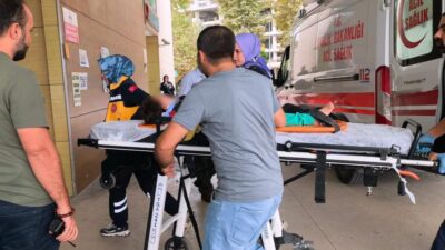 Bursa’nın İnegöl ilçesinde 2. kattaki balkonun duvarına tırmanan 4 yaşındaki