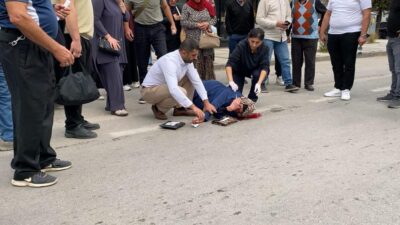 Bursa’nın İnegöl ilçesinde özel halk otobüsünün çarptığı 68 yaşındaki Zübeyda