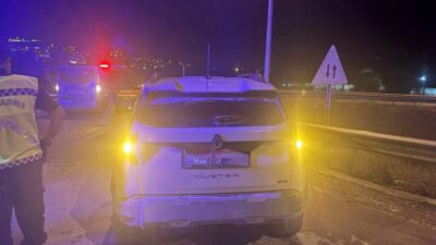 Bilecik’in Osmaneli ilçesinde motosikletin otomobile arkadan çarpması sonucu meydana gelen