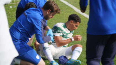 Bursaspor’un hücum oyuncusu Amine Boutrah, kasığından yaşadığı sakatlık nedeniyle 2