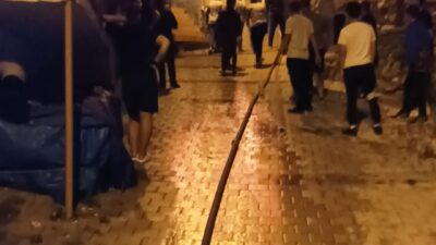 Gölyazı’da henüz nedeni belirlenemeyen bir nedenle yangın çıktı. Yangın da