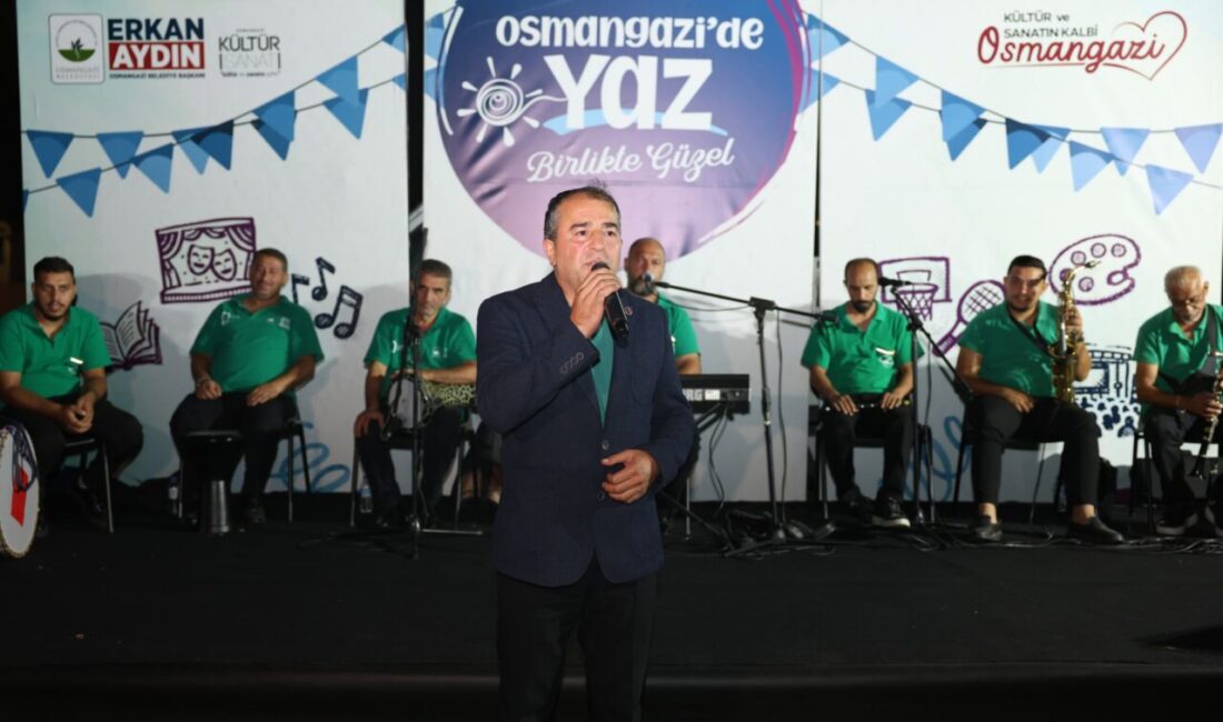 Akpınar’da yaz akşamına şenlik havası! Osmangazi Belediyesi’nin mahallelerde düzenlediği Yaz Mahalle Şenlikleri, Akpınar Mahallesi’nde çocukları