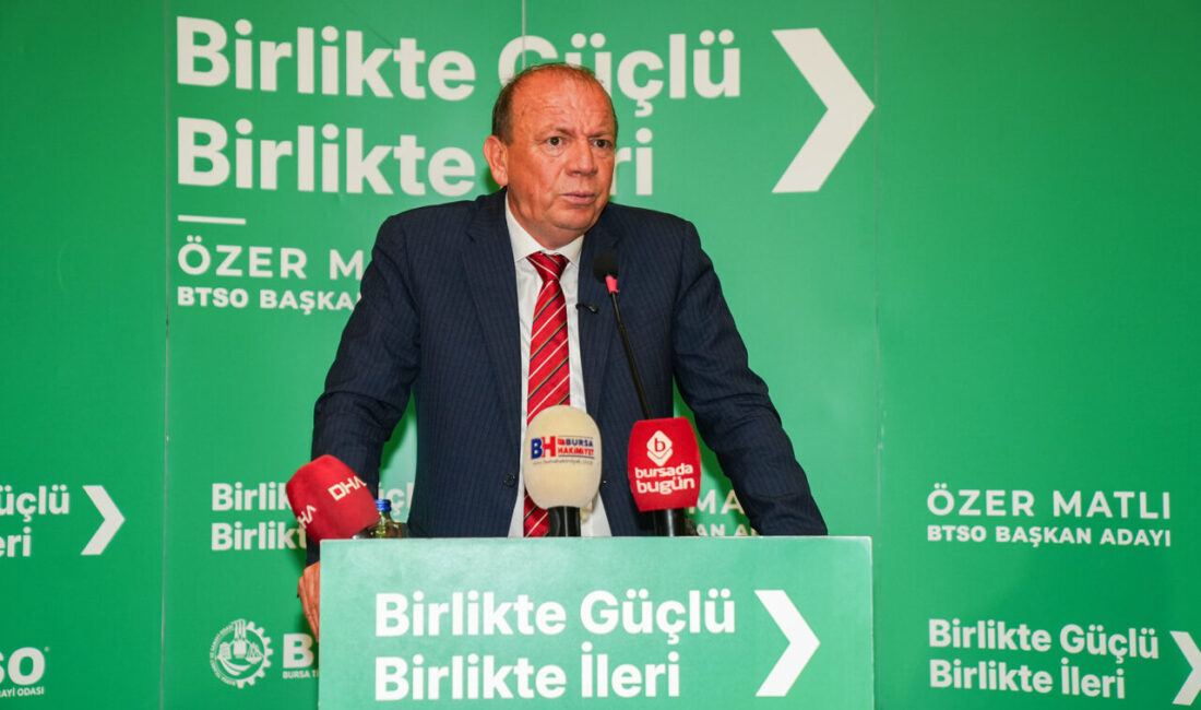 BTSO Başkan Adayı Özer Matlı, Karacabey’de planladıkları lojistik merkez çalışmasından