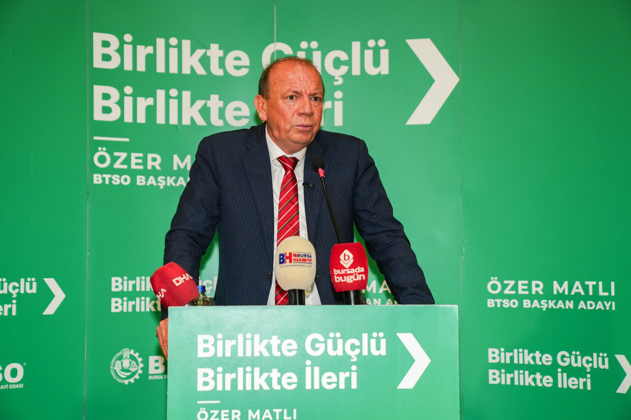 BTSO Başkan Adayı Özer Matlı, Karacabey’de planladıkları lojistik merkez çalışmasından