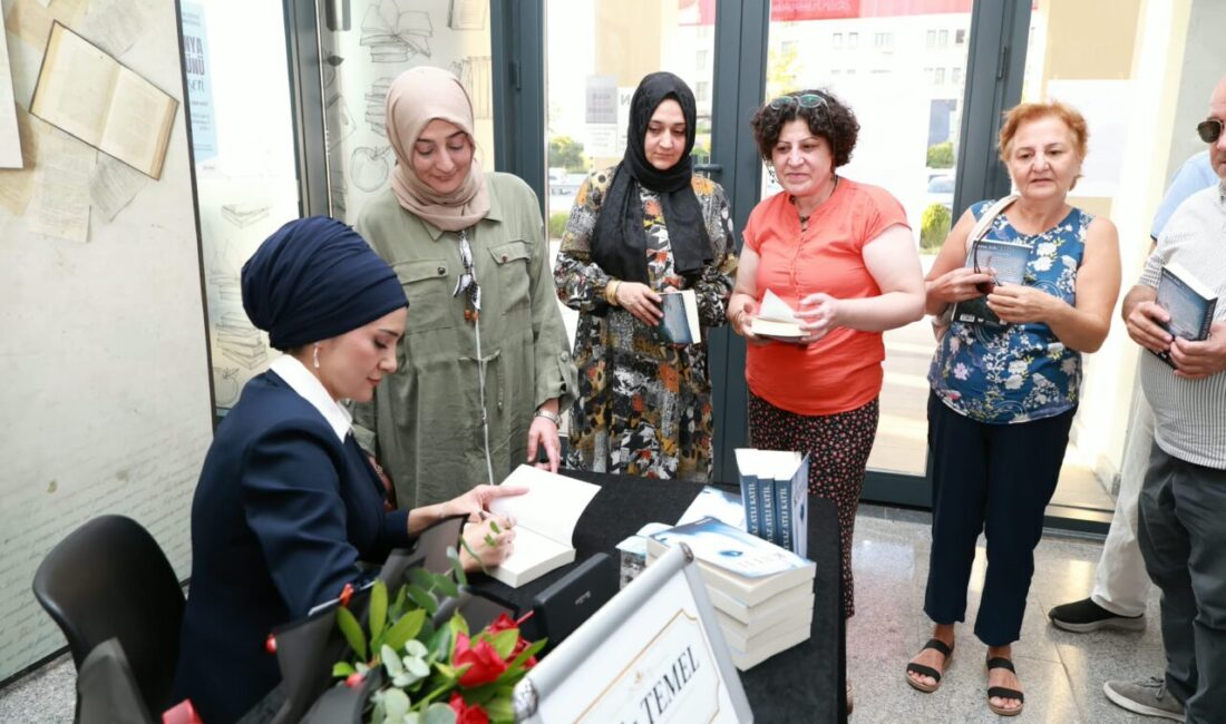 Gerçek hikâye kitaba dönüştü! Osmangazi Belediyesi’nin “1 Kitap 1 Yazar” buluşmasında yazar Seda Temel,