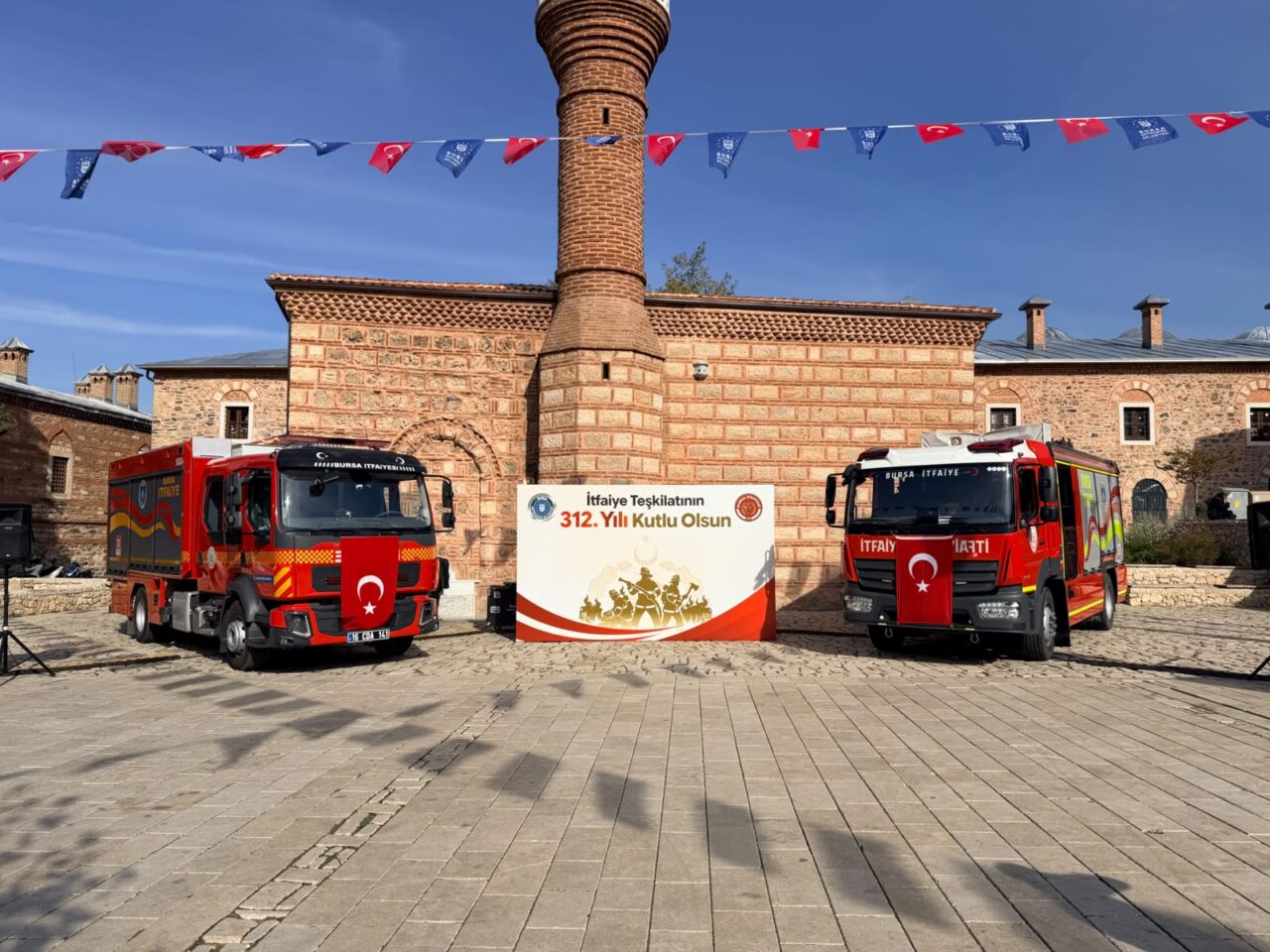 Bursa İtfaiyesi, teşkilatın 312’nci kuruluş yıl dönümü ve İtfaiye Haftası