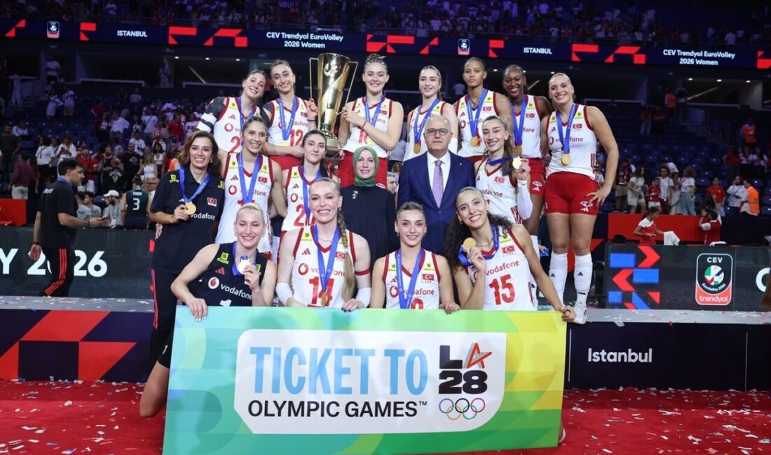A Milli Kadın Voleybol Takımı, Los Angeles 2028 Olimpiyat Oyunları biletini aldı A Milli Kadın Voleybol Takımı, 2026 CEV Trendyol Kadınlar Avrupa