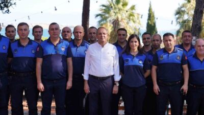 Zabıta Haftası nedeniyle, zabıta memurlarıyla sabah kahvaltısında bir araya gelen