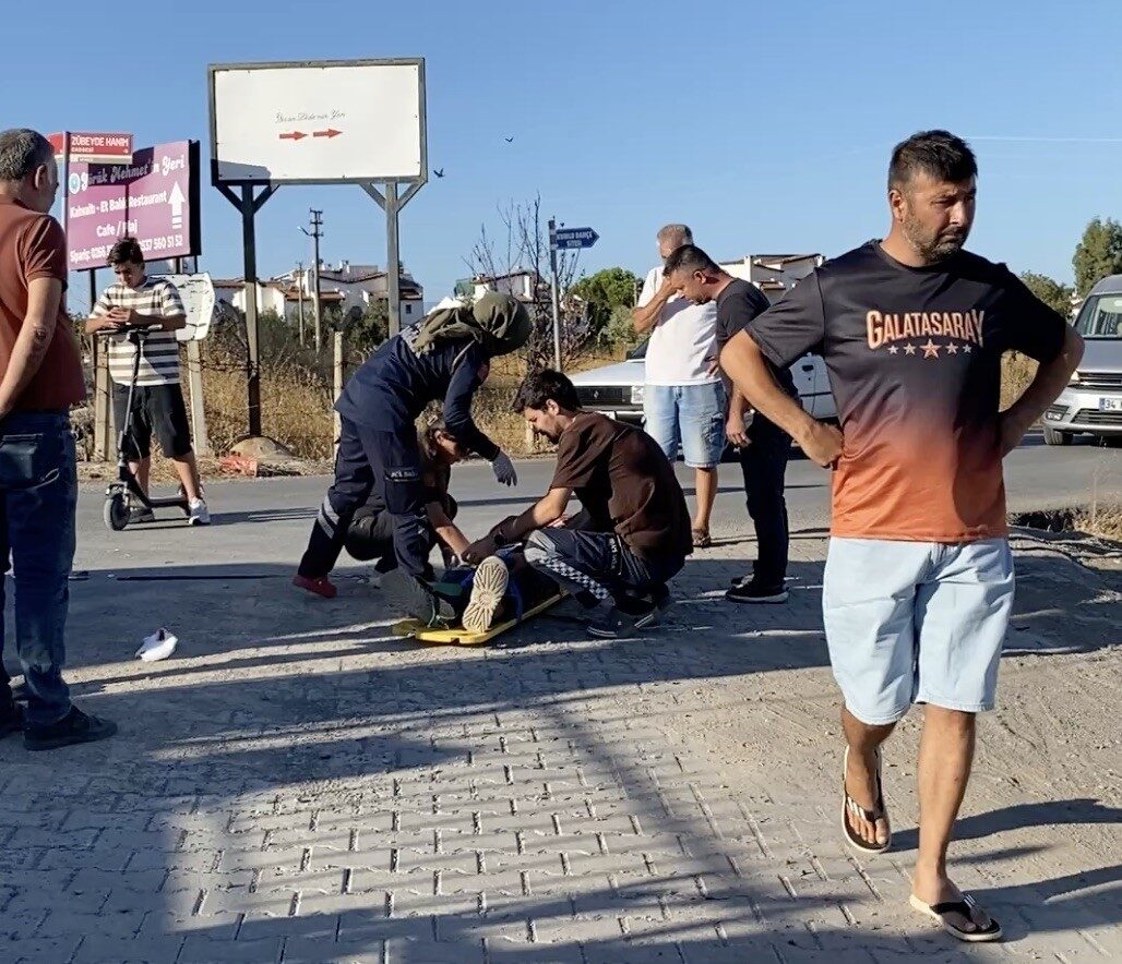 Ayvalık’ta yeni açılan tali yolda kaza: 1 yaralı 8 Bülten Medya -