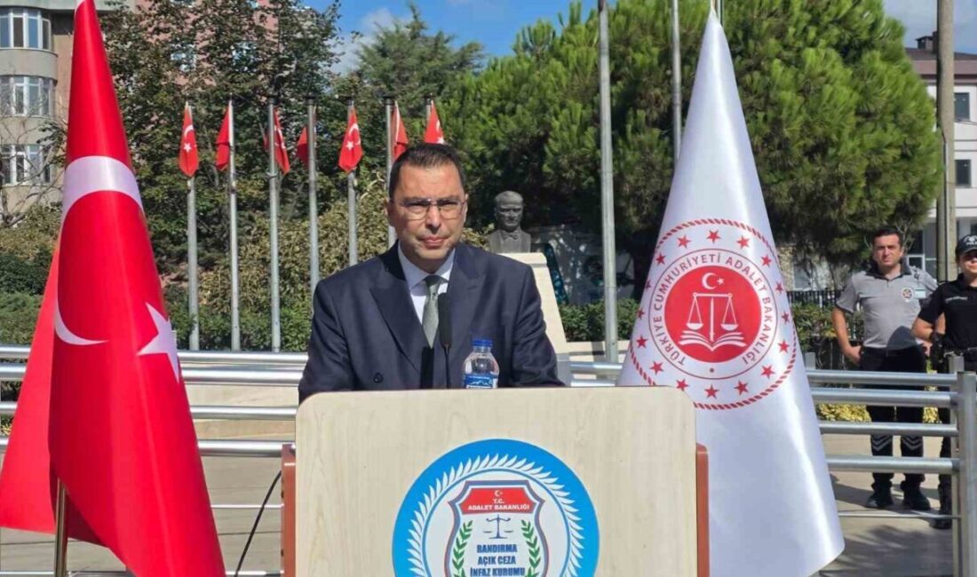 Bandırma’da 2026-2027 adli yılı törenle açıldı Bandırma’da adli tatilin sona ermesinin ardından 2026-2027 Adli Yılı, Bandırma
