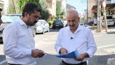 Gebze’de yol ve park çalışmaları sürerken, Başkan Zinnur Büyükgöz çalışmaları