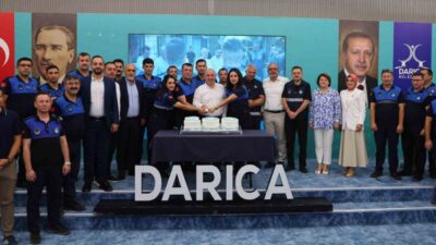 Darıca’da Zabıta Teşkilatı’nın 200. kuruluş yıl dönümü dolayısıyla personelle bir