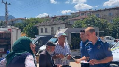 Bilecik’te vatandaşlara dolandırıcılık ve hırsızlık uyarısı yapıldı. Bilecik’in İnhisar ilçesinde,