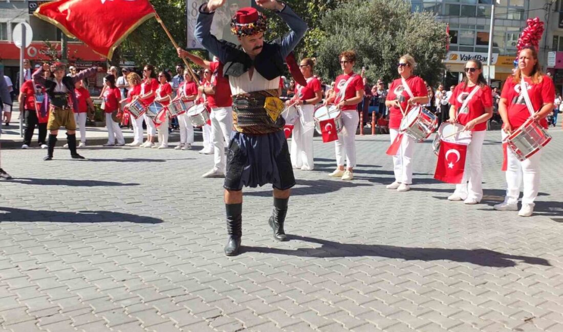 Burhaniye ilçesinde, ilçenin düşman işgalinden kurtuluşunun 104.yılı coşkulu törenlerle kutlandı.
