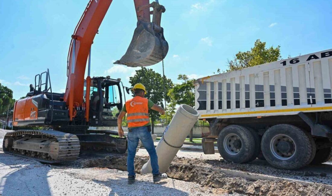 Bursa Büyükşehir Belediyesi, il genelinde sürdürdüğü altyapı ağını genişletme ve