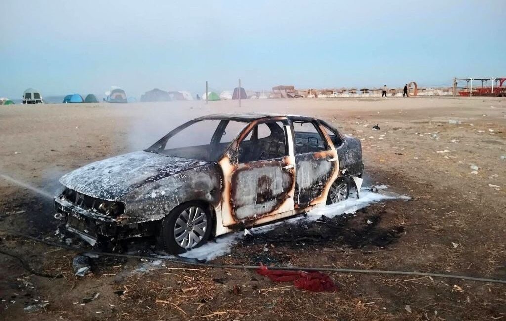 Edirne’nin Keşan ilçesinde sürücünün çalıştırdığı otomobili aniden alev aldı. Yangın,