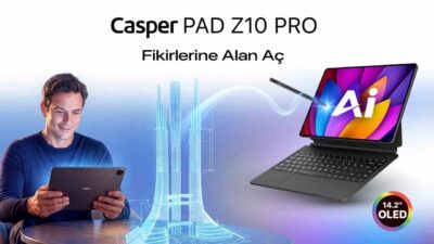 Casper’ın yeni nesil tableti Casper PAD Z10 Pro için hazırlanan