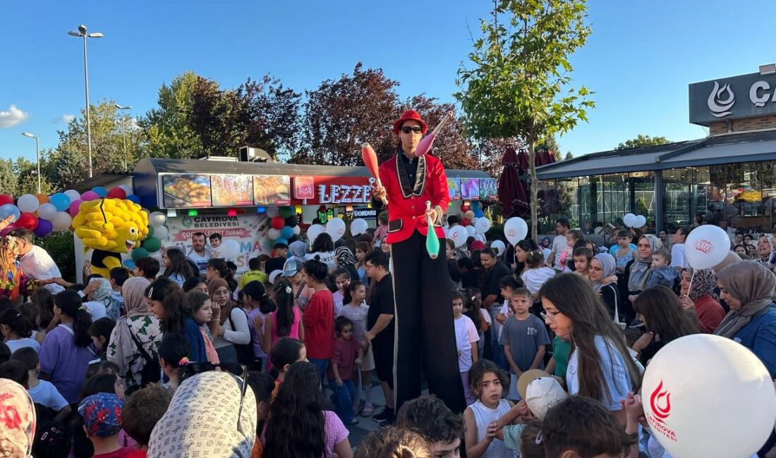 Çayırova’da minikler yazı eğlenceyle uğurladı Çayırova’da çocuklar, yaz tatilinin son günlerinde düzenlenen eğlencede bir araya