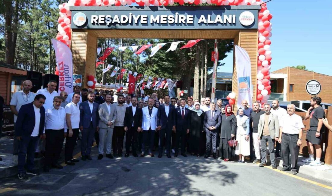 İstanbul Çekmeköy’de yapımı tamamlanan Reşadiye Mesire Alanı, düzenlenen törenle hizmete