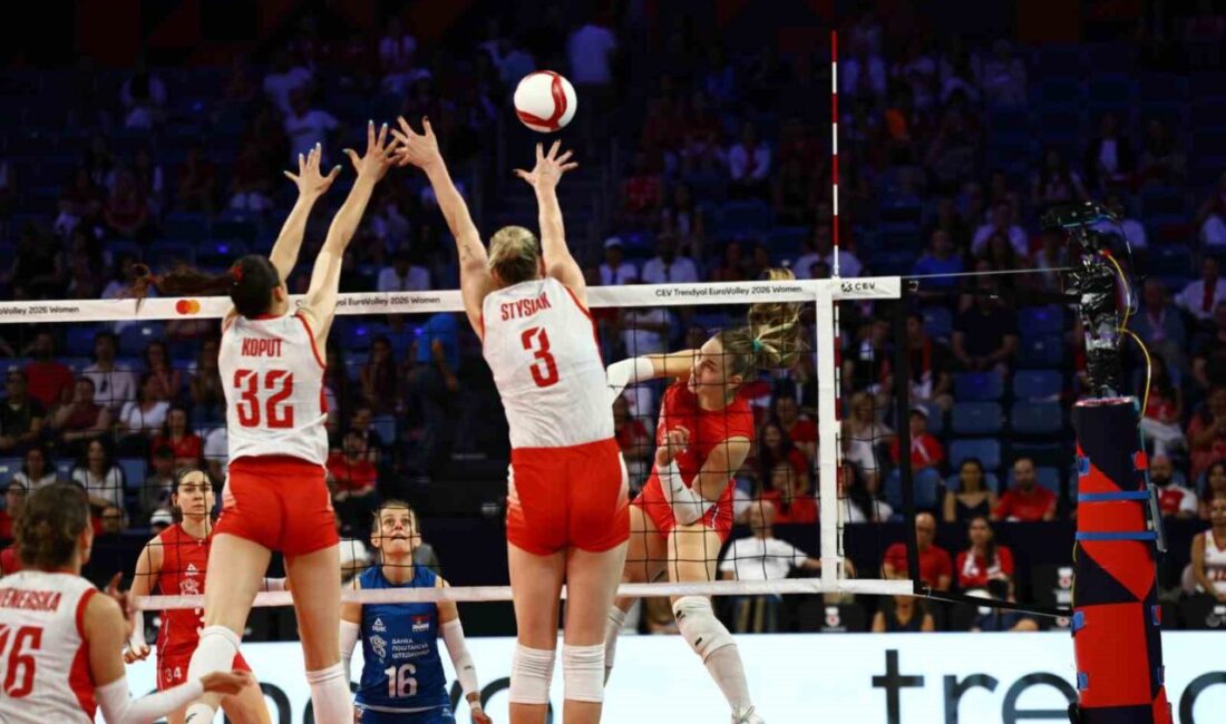 Sırbistan, 2026 CEV Trendyol Avrupa Voleybol Şampiyonası 3.’lük maçında Polonya’yı
