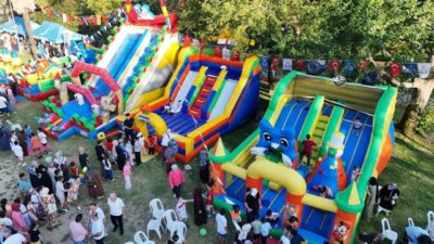 Darıca’da düzenlenen Gönül Birliği Aile Festivali’nde çocuklar ve aileler gün