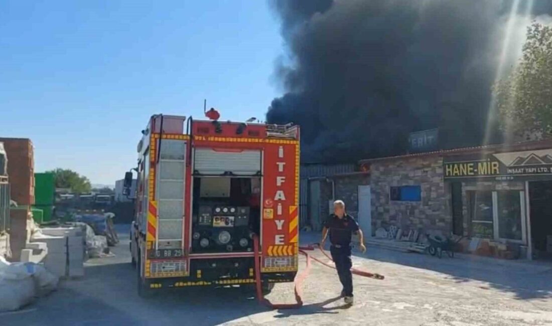 Balıkesir’in Edremit ilçesi Yolören Mahallesi’nde bir iş yerinde başlayan ve