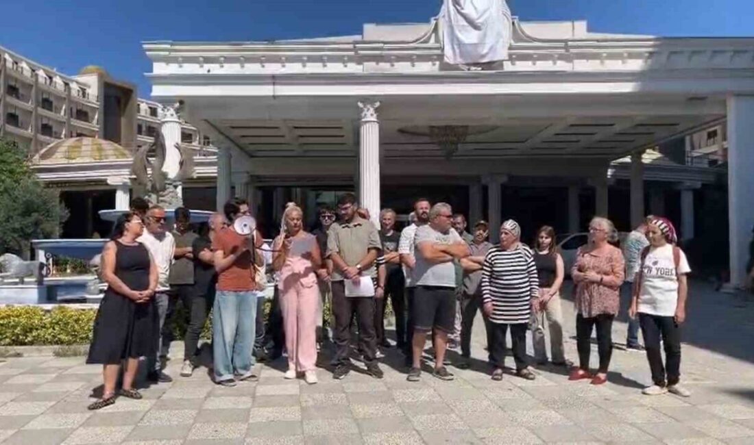 Yalova’nın Termal ilçesinde faaliyet gösteren Grand Termal Otel’de işten çıkarılan