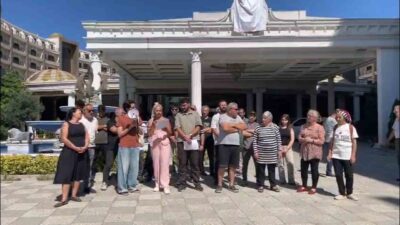 Yalova’nın Termal ilçesinde faaliyet gösteren Grand Termal Otel’de işten çıkarılan