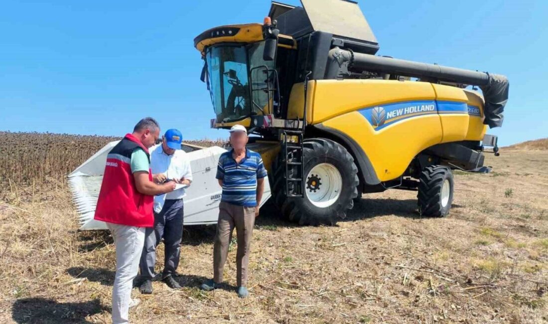 Hayrabolu’da ayçiçeği hasadıyla birlikte biçerdöver denetimleri başladı Hayrabolu ilçesinde ayçiçeğinde hasatla birlikte biçerdöver denetimlerine başlandı. Hayrabolu İlçe