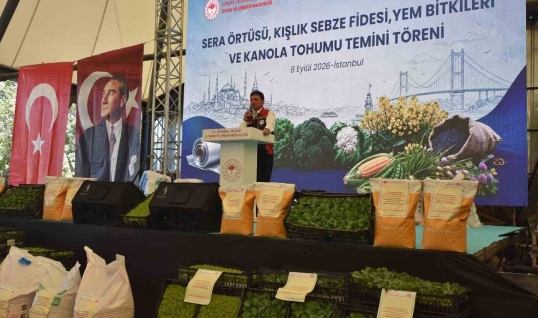 İstanbul İl Tarım ve Orman Müdürü Parıldar: “İstanbul’da 4 bin 500 çiftçiye destek verildi” İstanbul’da tarımsal faaliyetlerin geliştirilmesi ve üreticilerin maliyetlerinin azaltılması amacıyla yürütülen