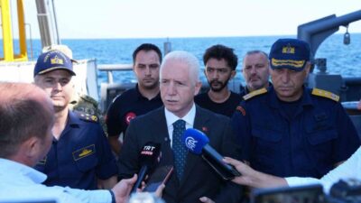 İstanbul Valisi Davut Gül, Silivri açıklarında meydana gelen gemi kazasının