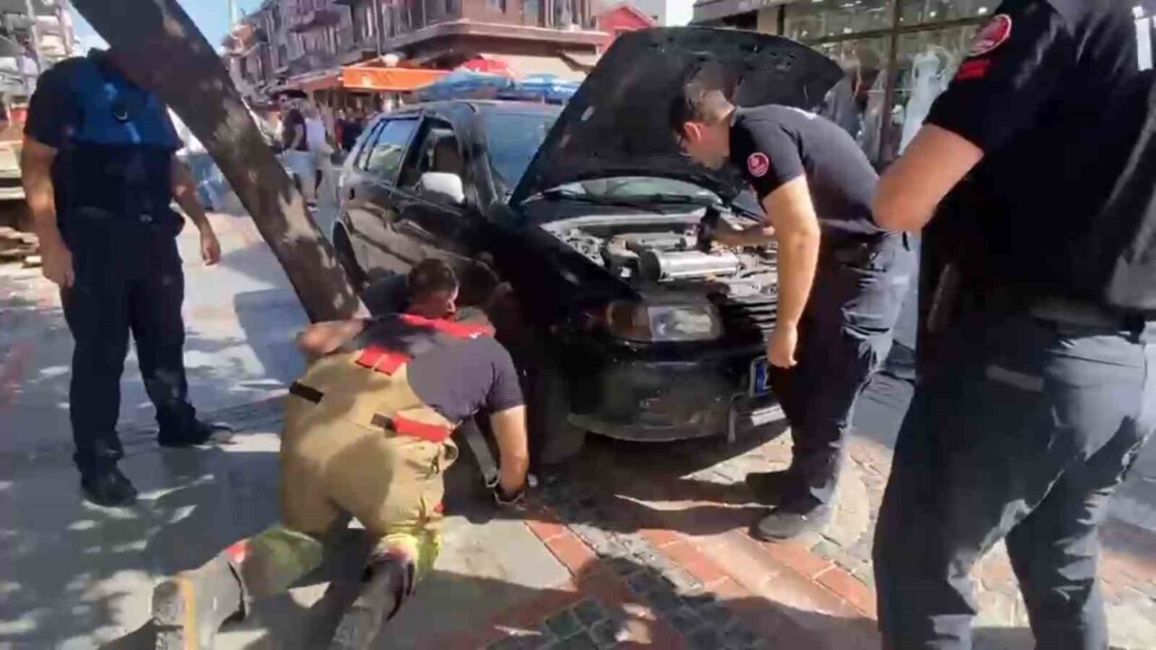 Kaputtan miyav sesi geldi, itfaiye ekipleri harekete geçti 17 Bülten Medya -