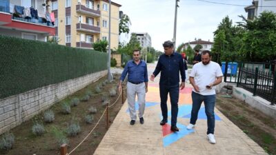 Kartepe’de Kanal Park’ın yeni bir kimliğe kavuşması için çalışma başlatıldı.