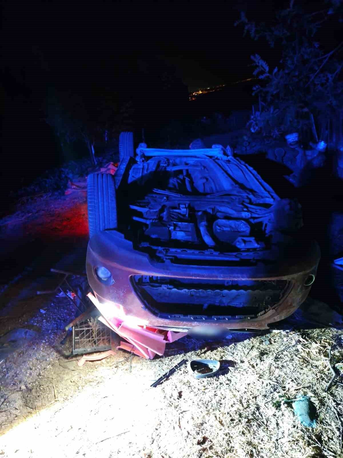 Keşan’da takla atan otomobildeki 4 kişi yaralandı 4 Bülten Medya -