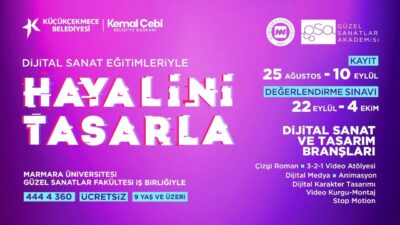 Küçükçekmece Belediyesi bünyesindeki Güzel Sanatlar Akademisi’nin yeni dönem kayıtları başladı.