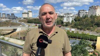 Küçükçekmece’de iki kişi arasında çıkan silahlı kavga sırasında sokakta top