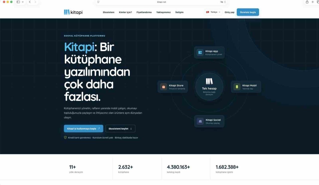 Kütüphanelerde dijital dönüşümün öncüsü "Kitapi", 1 milyon üyeye ulaştı 4 Bülten Medya -
