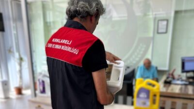 Kırklareli’nin Lüleburgaz ilçesinde İl Tarım ve Orman Müdürlüğü teknik personelleri