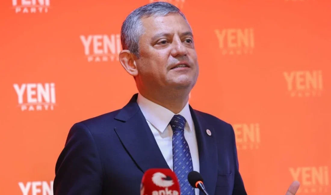 YENİ Parti Genel Başkanı Özgür Özel, 18 Eylül Cuma günü