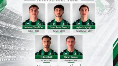 Sakarya’da Ekrem Karaberberoğlu Altyapı Tesisleri’nde faaliyet gösteren Sakaryaspor Futbol Akademisi’nde