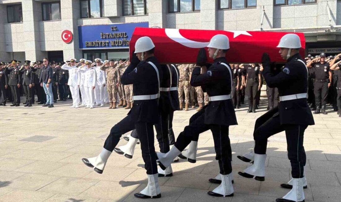 Şehit polis için İstanbul’da tören düzenlendi Şırnak’ta görevi başındayken 6 Temmuz’da trafik kazasında ağır yaralanan ve