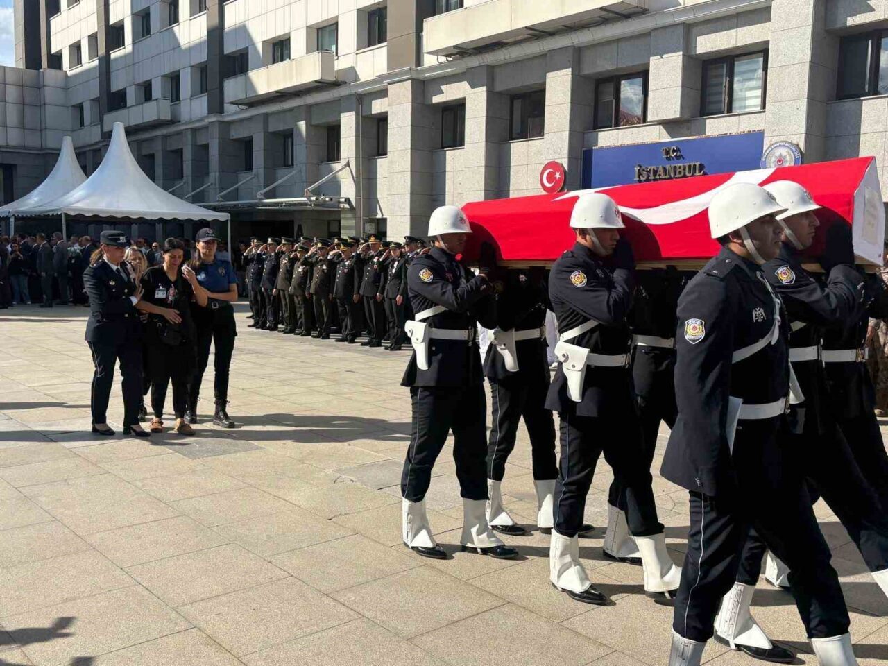Şehit polis için İstanbul’da tören düzenlendi 38 Bülten Medya -
