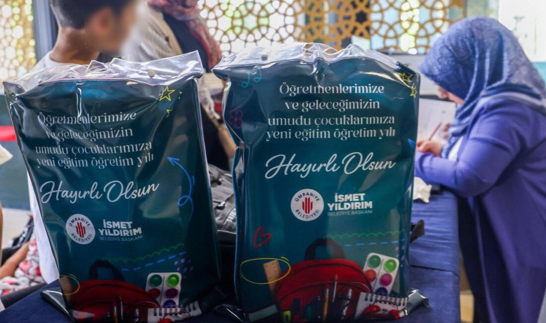 Ümraniye Belediyesi, yeni eğitim-öğretim yılı öncesinde ihtiyaç sahibi ailelerin okul