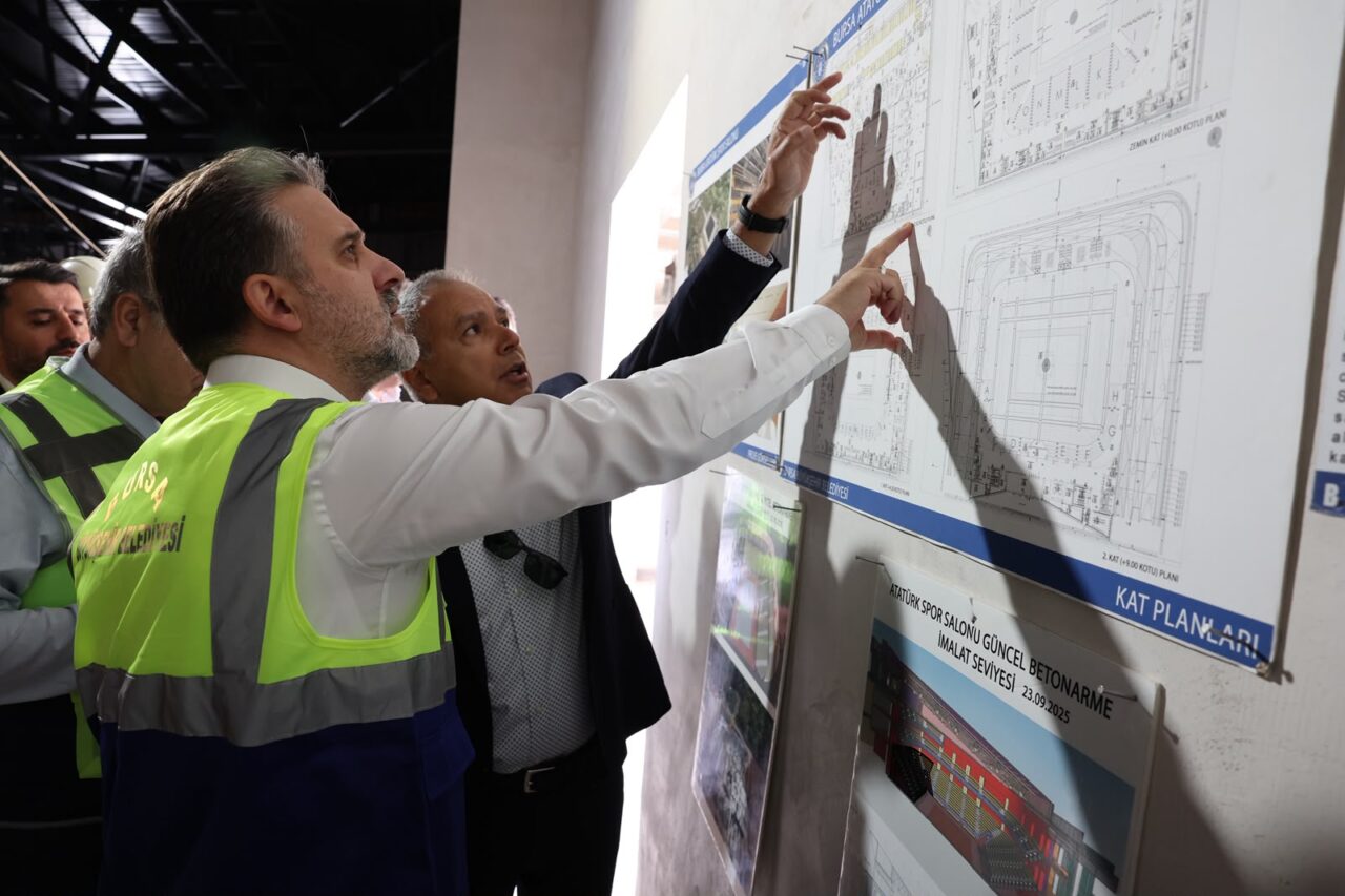 Bursa Büyükşehir Belediye Başkan Vekili Şahin Biba, yapımı devam eden