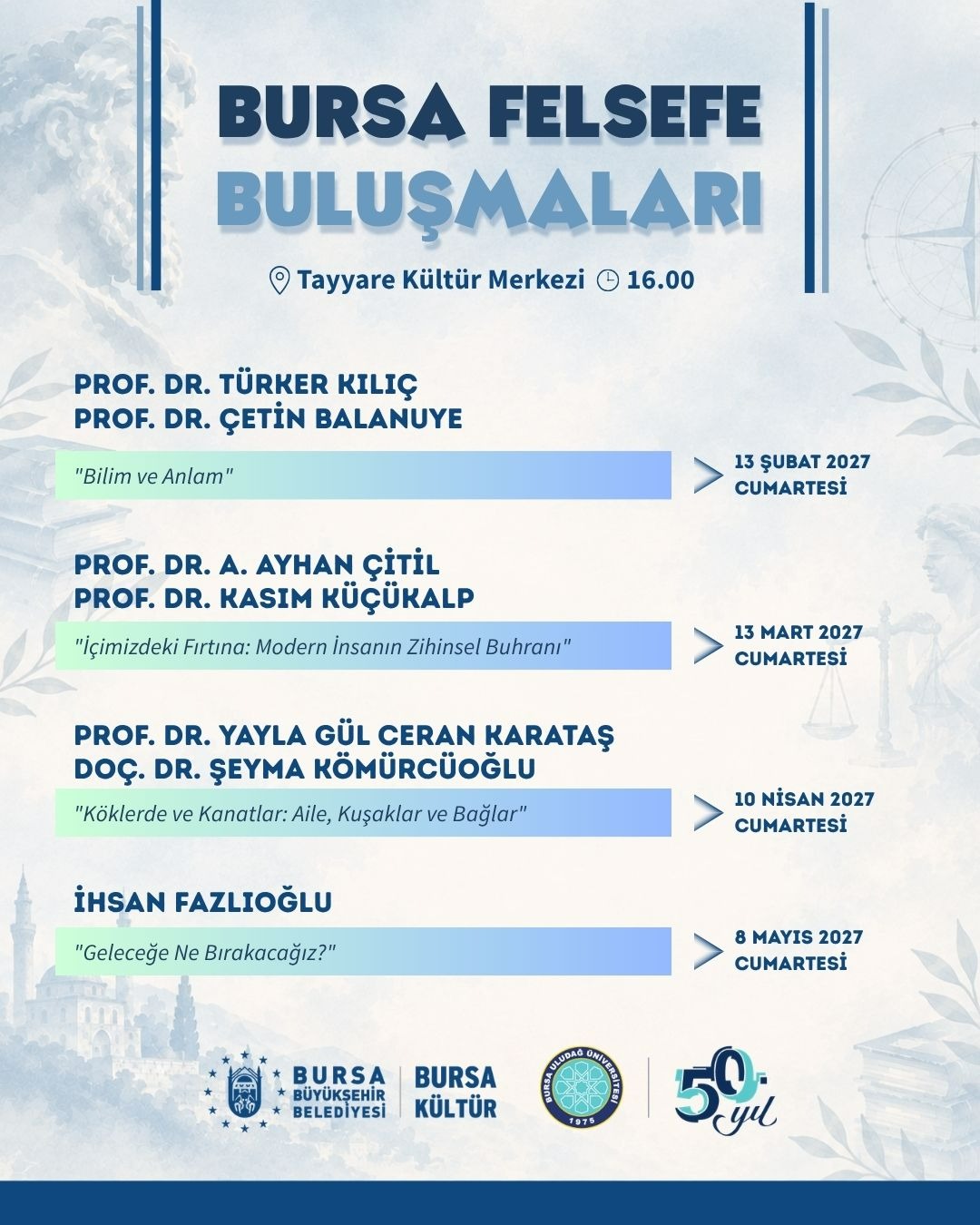 Bursa’da felsefe buluşmaları başlıyor 2 Bülten Medya -