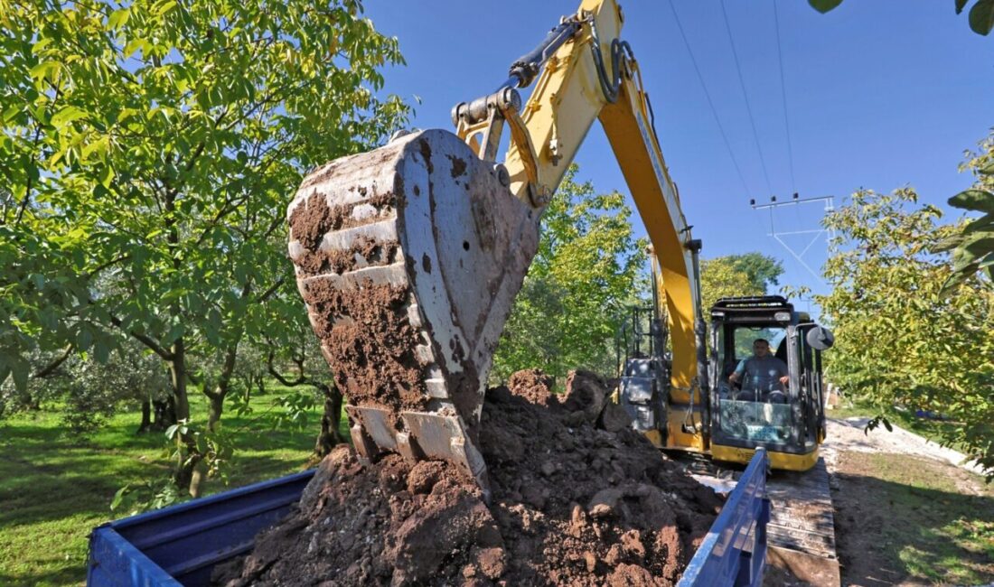 Sölöz Mahallesi’nde devam eden altyapı çalışmasının, çevre kirliliği riskinin azaltılmasına