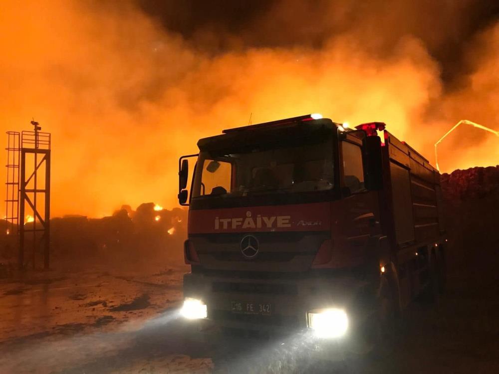 Bursa’da itfaiye ekipleri eylül ayında yangın, kurtarma ve farklı acil