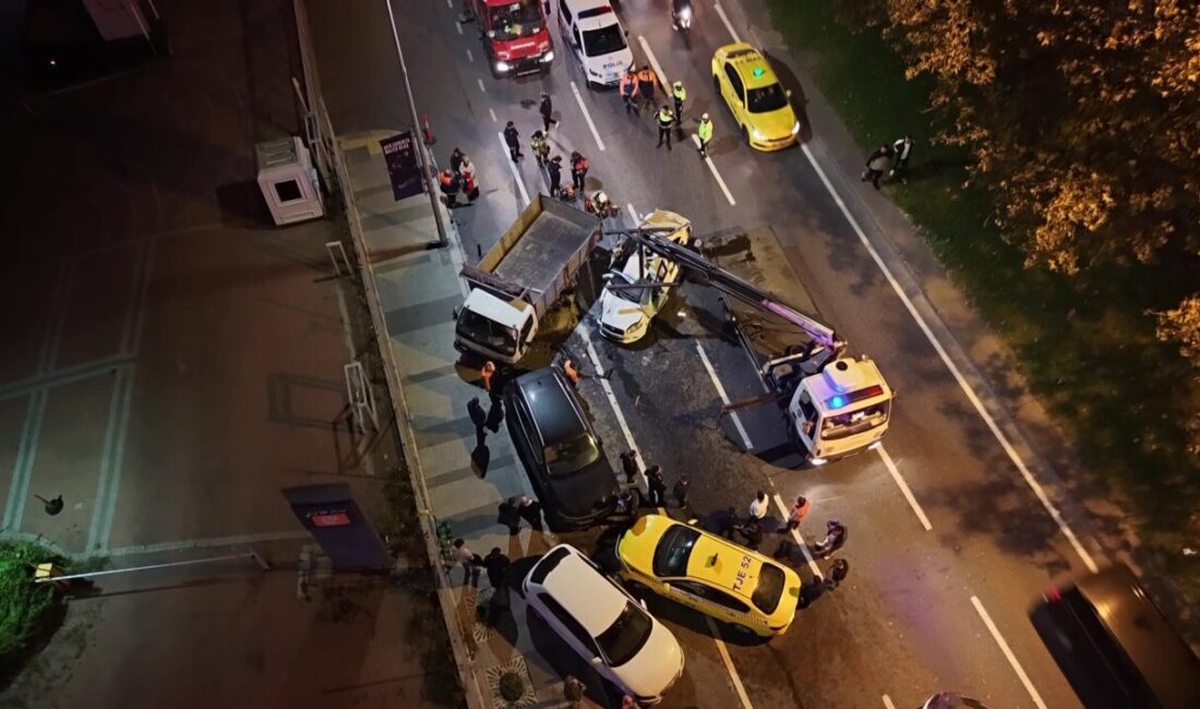 İstanbul Beyoğlu’nda makas atarak ilerlediği öne sürülen ve alkollü olduğu